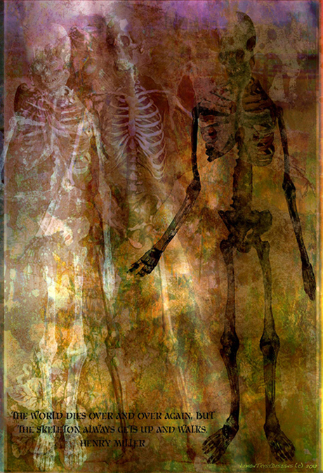 Skeletons Walking